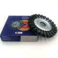 125mm X 22MM Arbor hole Knotted Wire Twisted Wheel Brush For Angle Grinder